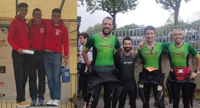 Herritarrak ederki jardun dira 'Triathlon de la Nivelle' proban