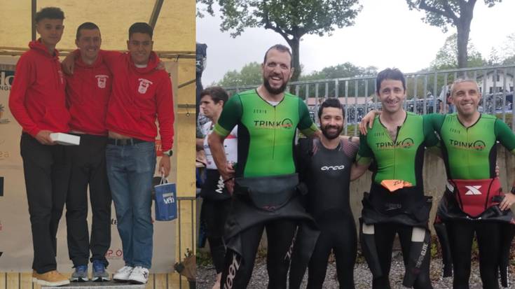 Herritarrak ederki jardun dira 'Triathlon de la Nivelle' proban
