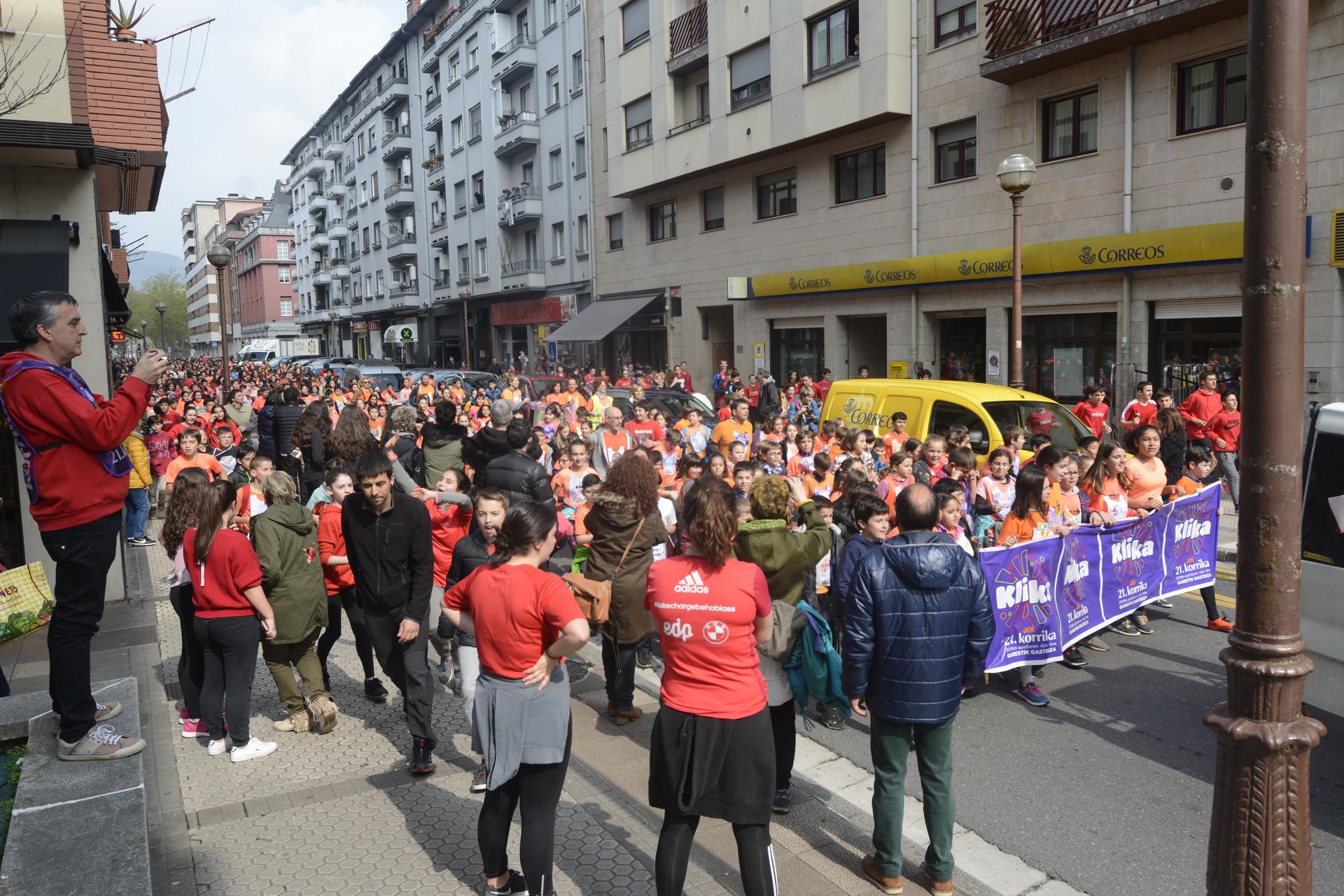 Haur eta gazteek ederki egin dute Korrika