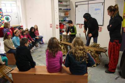 Gazte Klubeko gaztetxoak Euskal Astea egiten ari dira
