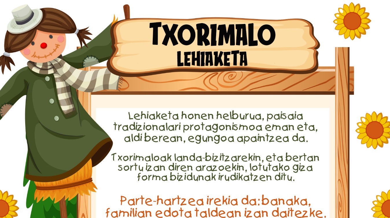 Txorimalo lehiaketan parte hartzeko irizpideak