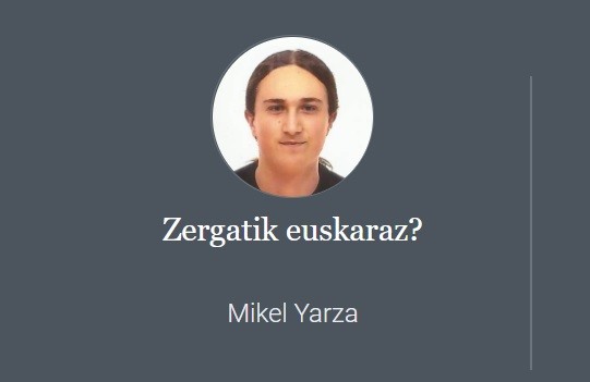 Zergatik euskaraz?