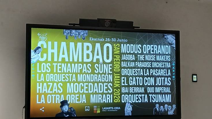 Hemezortzi musika talde iragarri ditu udalak San Pedro Jaietarako
