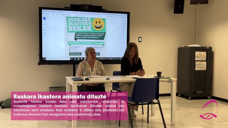 Udalerriko euskaltegietan izena emateko deia egin dute