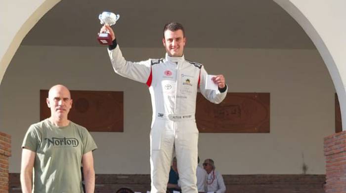 Aitor Manso San Cosme igoerako podiumean izan da