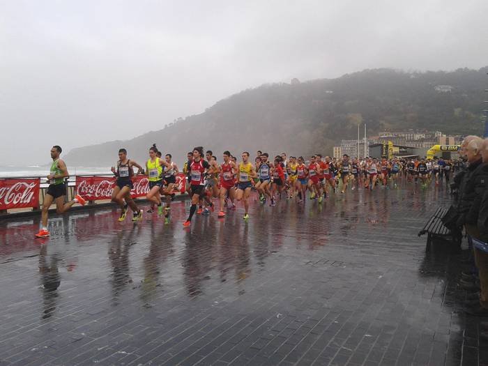 Herriko korrikalariak Donostian, Hernanin, Zarautzen, Villabonan, Azpeitian, Bergaran...