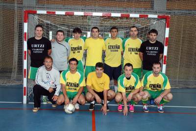Izkiña da Buruntzaldeko 
areto-futboleko txapelduna