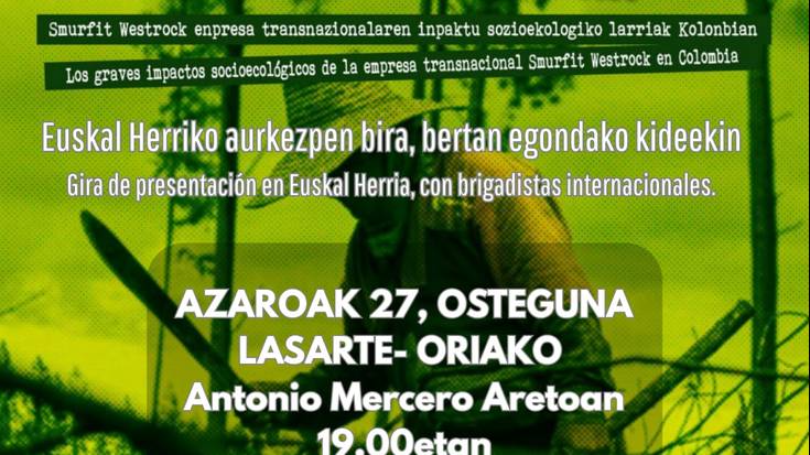 Dokumental emanaldia eta solasaldia egingo dituzte gaur