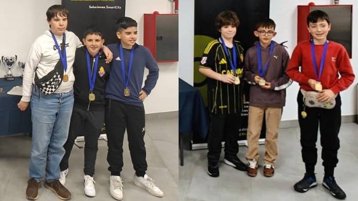 Taula Xake Klubeko kideek, Gorengo mailara igoera eta dominak eskolarteko txapelketan