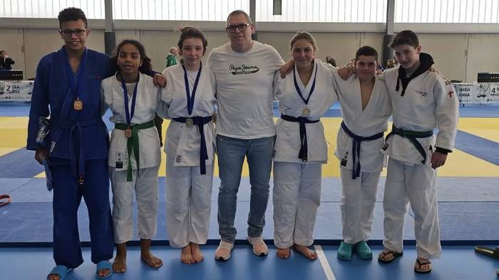 LOKEko judoka infantilek, lau domina Gipuzkoako txapelketan