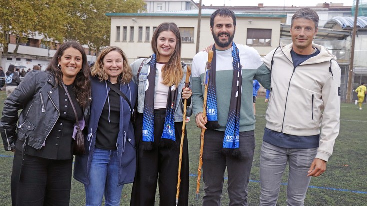 Ostadar SKTk Nagore Elolari eta Iker Hernandori omenaldi xumea egin die