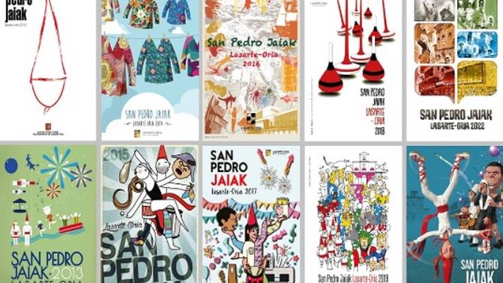 Sanpedroak irudiztatuko dituen kartela aukeratzeko azken eguna da gaurkoa
