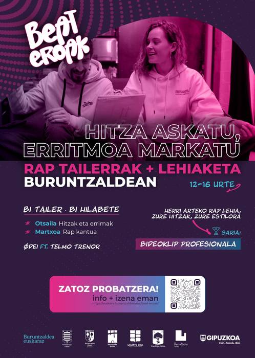 Beat-Eroak rap tailerra eta lehiaketa