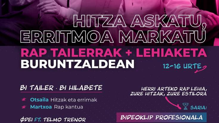 Beat-Eroak rap tailerra eta lehiaketa