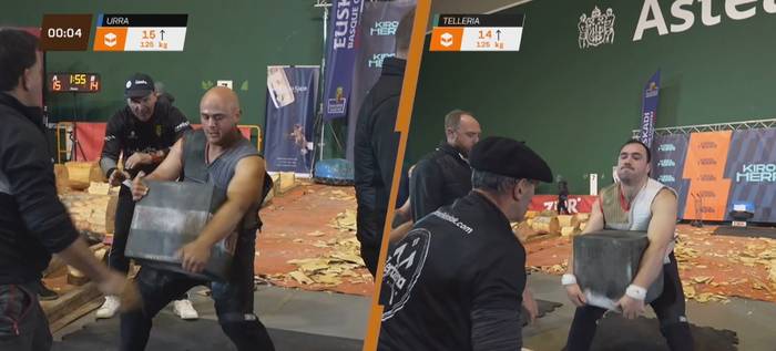 Beñat Telleria herritarra Kirol Herriko finaletan izan da lehian