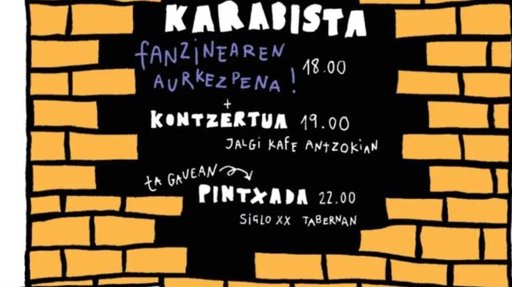 'Karabista' fanzinea aurkeztuko dute ostiralean