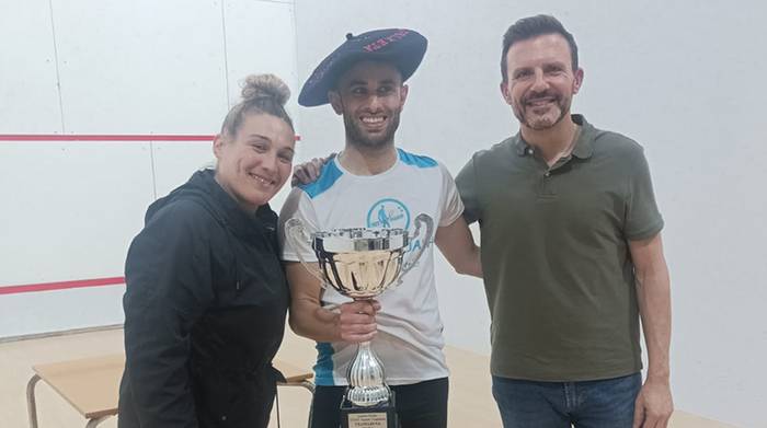 Iñaki Garcia, berriro ere Squash txapelketako irabazle