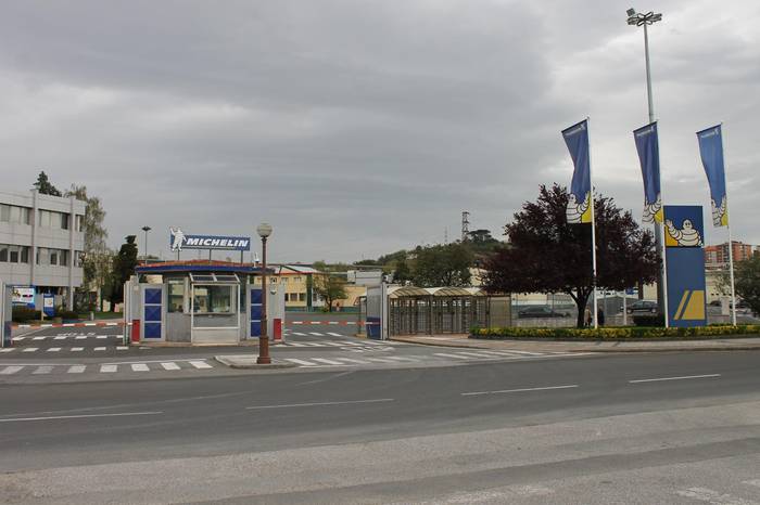 Makina batek eztanda egin zuen Michelin enpresan