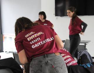 Udalerriko espazioez eta instalakuntzez hausnartzen ari dira LOGAko gazteak