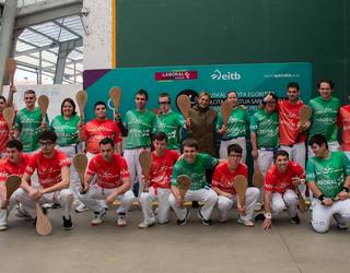 Euskal Pilota Egokitua Zirkuituko neurketak jokatu dituzte Loidibarrenen