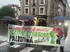 Palestinaren aldeko manifestazioaren laburpena