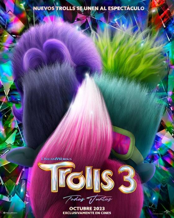 'Trolls 3 todos juntos' filma