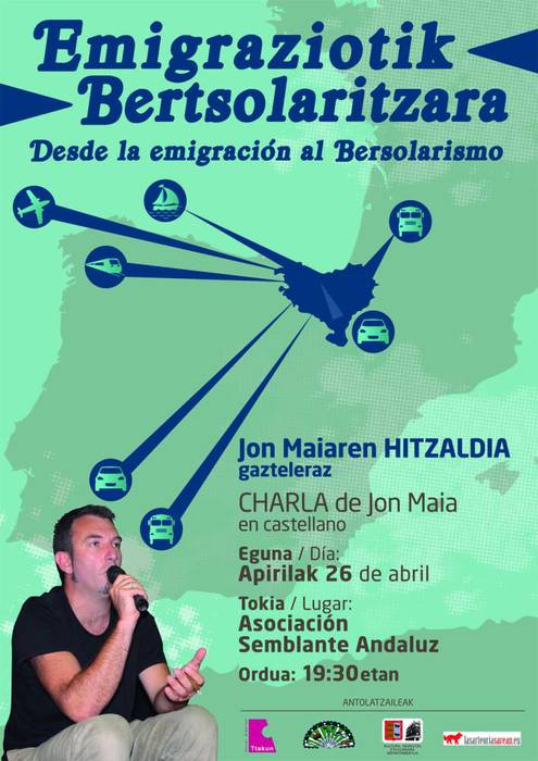 Jon Maia ostiralean emigrazioaz Semblanten