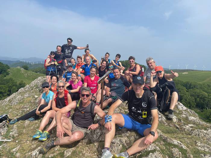 LOTMEko kideek giro onean, Lekunberrira ibilbidea egin zuten